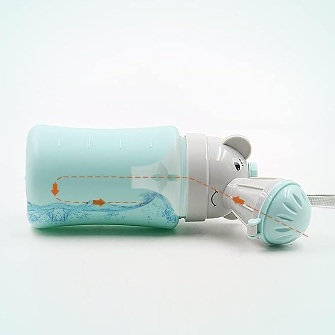 Portable Potty Travel for Car Travel Camping for Outdoor Car Travel Road Trip Camping Park Beach (Boy Blue)