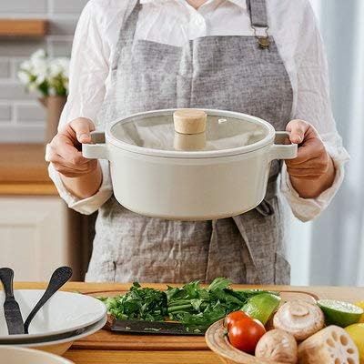 FIKA Kitchen Essential 8-Piece Cookware Set, Nonstick Ceramic Coating Pan, BBQ Grill, Pot with Lid, Induction, Made in Korea