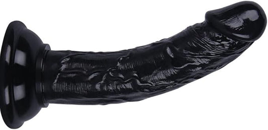 5.3 Inches Realistic Dildo, Sex Toys for G spot Stimulator & Anal Dildos Lifelike Fake Penis for Women/Men/Gay (Black)