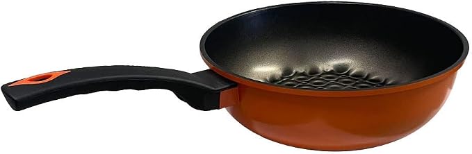 10"(26cm) 3D Diamond Coating Nonstick Frying Pan Wok, 3.25" Depth -MADE IN KOREA