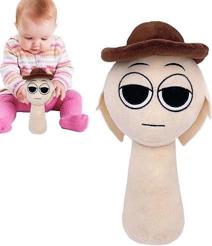 Sprunky Plush Toys Sprunky Wenda and Gray Plushies Sprunky Plushes Soft and Funs Stuffed Toys Dolls for Fans and Friends Birthday for Girls Boys (Light Grey)