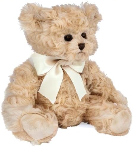 Bearington Collection Lil' Tate Vintage Teddy Bear Stuffed Animal 12 in Plush Toy for Baby - Stuffed Teddy Bear