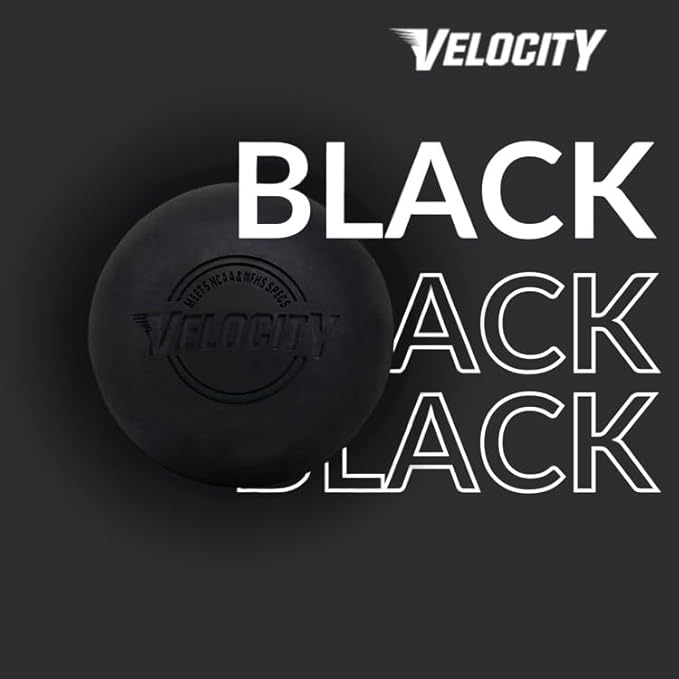 Velocity Lacrosse Balls - 60 and 120 Packs - for Practice, Official NFHS and College Approved Size
