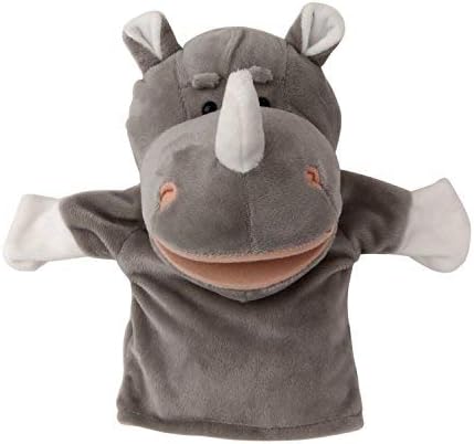 Animal Hand Puppets Set for Kids & Adults - 12.5" Premium Quality Soft Plush Toys with Movable Mouths - Perfect for Storytelling, Teaching, Preschool, Role-Play - Durable, Vibrant, Educational Puppets