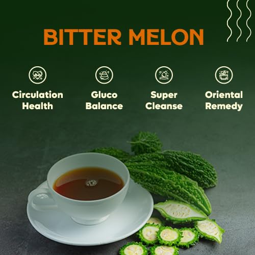 DALAMHARI Korean Bitter Melon Tea Bags 30T-Cerasee Tea Blood Sugar Balance | Cerasee Tea Leaves Karela Ampalaya Momordica Charantia Blood Sugar Cutting Control Glucose Korean Bitter Melon Cold Brew Iced