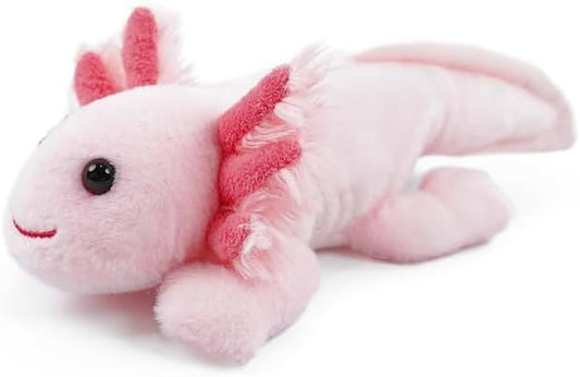 Stuffed Animal for Kids,8 inch Realistic Animal Plush Toy Lying Down Posture Animals,Plush for Boys Girls Adult Birthday Hug Teaching(S-Newt)