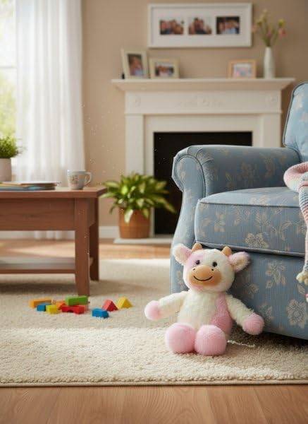 Cow Stuffed Animals Soft Plush Cute Cow Doll for Boys Girls 11.8in (Zhang NIU qianfense)