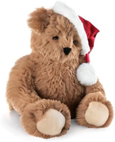 Vermont Teddy Bear Christmas Bears - Christmas Stuffed Animals, 18 Inch, Santa Bear, Soft