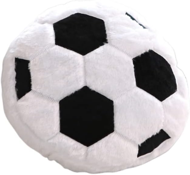 Football Sports Pillow Fluffy Soft Throw Pillow Toy ，14" Durable Sport Basketball Plush Toys,Plush Pillow Toys Gift for Kids Boy Girls Children Room Decoration
