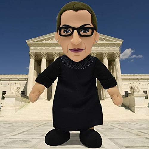 Bleacher Creatures Ruth Bader Ginsburg 10" Plush Figure- The RBG Icon for Play or Display