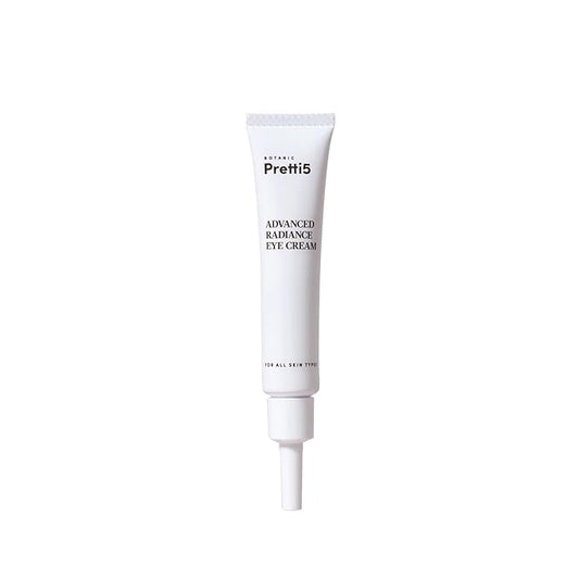 Botanic Pretti5 Advanced Radiance Eye Cream–Dark Circle Remover & Under Eye Wrinkle Repair for Sensitive Skin–Anti-Aging Japanese Lifting Treatment with Caffeine & Yuzu–Made in Japan & Vegan–12g