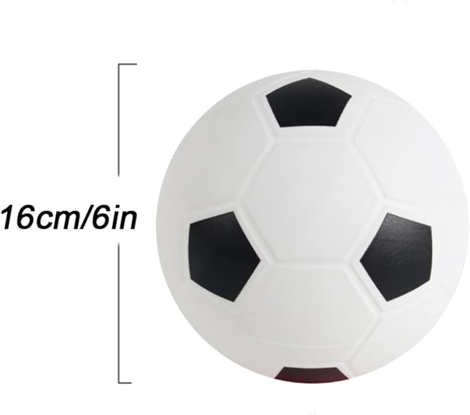 Sports Balls with Hand Pump for Kids and Toddlers - (Pack of 2) 6-Inch Diameter Rubber Sport Ball Set Includes Soccer Ball Basketball for Fun Outdoors and Backyard