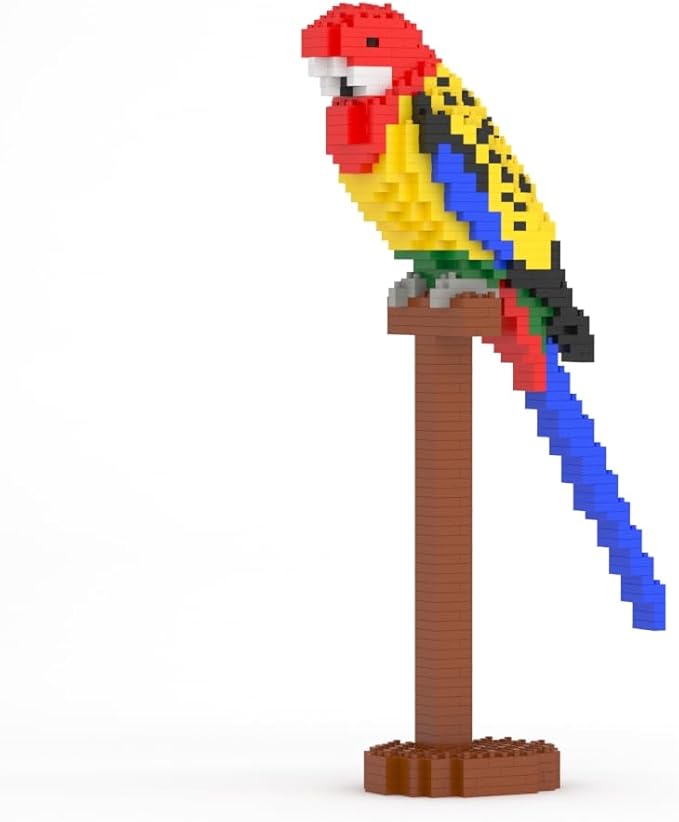 JEKCA Rosella 01S | Parrot Plastic Building Blocks | Age 14+