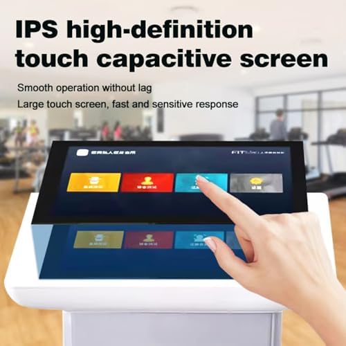 Professional Body Composition Analyzer with Printer, 10 Inch HD Touch Screen Scale, Multi-Frequency BIA Technology for Weight, BMI, Muscle Mass, Body Fat Percentage, Water, Protein, Ideal for Gym Home