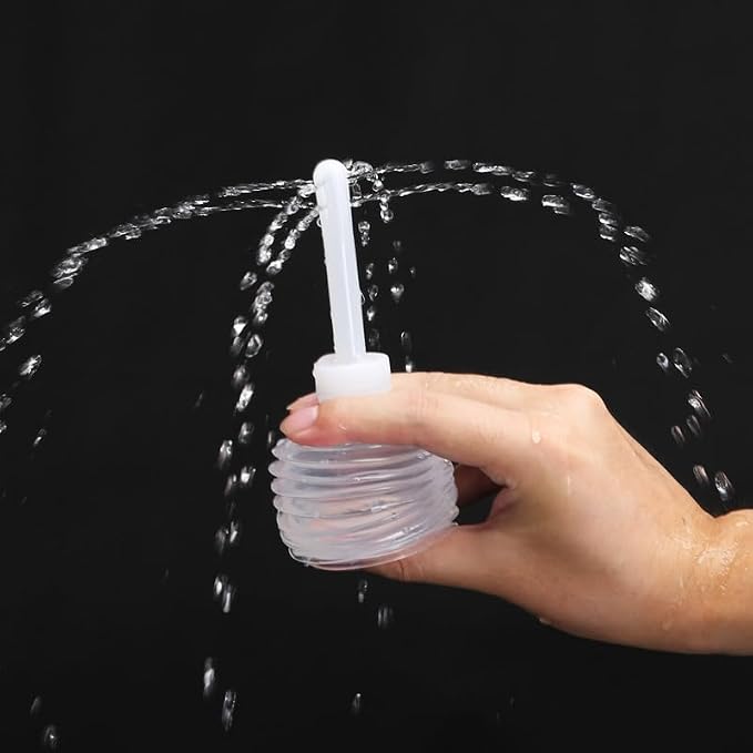 5 Pcs Disposable Vaginal Irrigators, 200ml Capacity, 8-Hole Gentle Rinse | Specially engineered with 8 side-holes for a soft, uniform, and comfortable rinse experience.