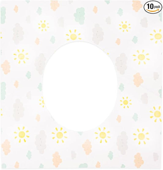 Disposable Toilet Seat Cover - Convenient, Hygienic, and Essential for Potty Training and Road Trips (Pack of 10)