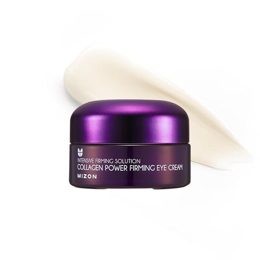 MIZON Collagen Power Firming Eye Cream, Collagen, Anti-wrinkle, elastin booster, Moisturizing, skin elasticity with Hyaluronic Acid. (25ml, 0.84 FL oz)