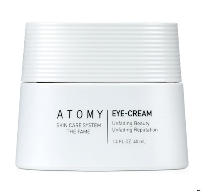A.t.o.m.y The Fame Eye Cream – Meticulously Crafted K-Beauty Under-Eye & Facial Moisturizer with Panthenol, 5-Layer Hyaluronic Acid & Ceramide for Soft, Supple, Firm-Looking Skin (40 mL / 1.4 fl oz)