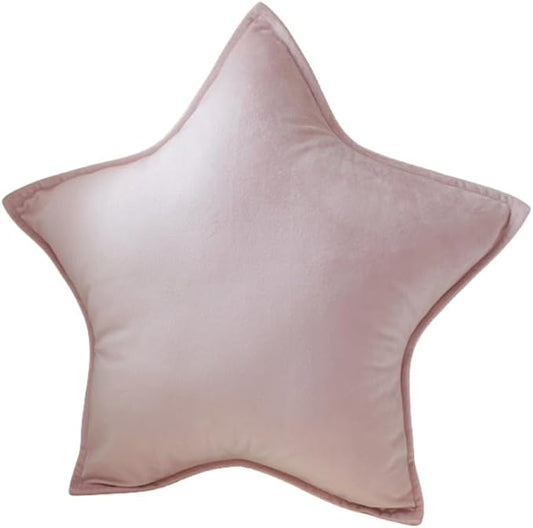 20" Plush Star Shaped Throw Pillow,Light Pink Plush Toys Doll Gifts for Kids,Girls (Light Pink)