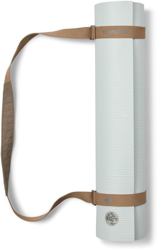 Manduka Yoga Commuter Mat Carrier - Eco-Friendly Cotton, Easy to Carry, Hands-Free, For All Mat Sizes
