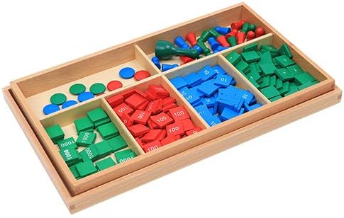 Montessori Math Materials - Stamp Game for Preschool Early Learning Tool