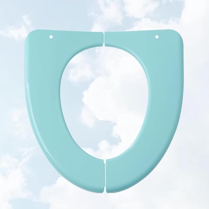 HEALLILY Folding Potty Seat Portable Toilet Training Seat Cover Cushion Pad Lightweight Foldable Travel and Home Use
