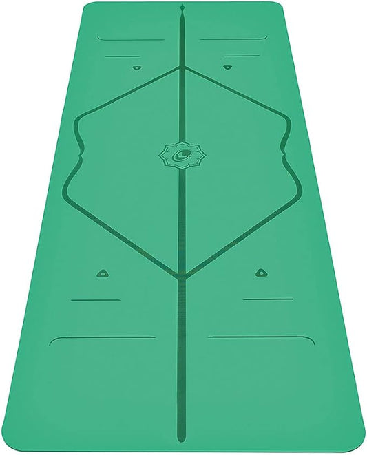 Liforme Travel Yoga mat – Patented Alignment System, Warrior-Like Grip, Non-Slip, Eco-Friendly, Ultra-Lightweight and Sweat Resistant, Made with Natural Rubber