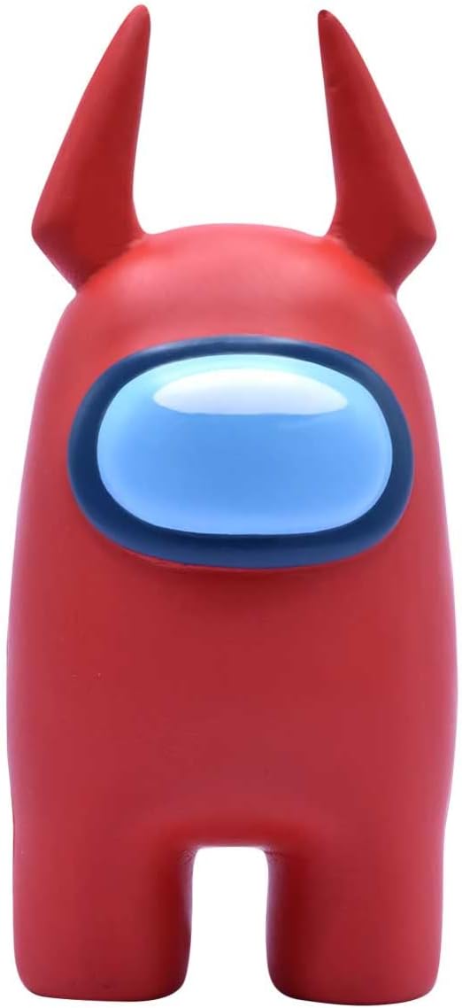 Among Us Mega SquishMe – Official Red Devil Squishy Toy – Large 7″ Stress Relief & Collectible Character