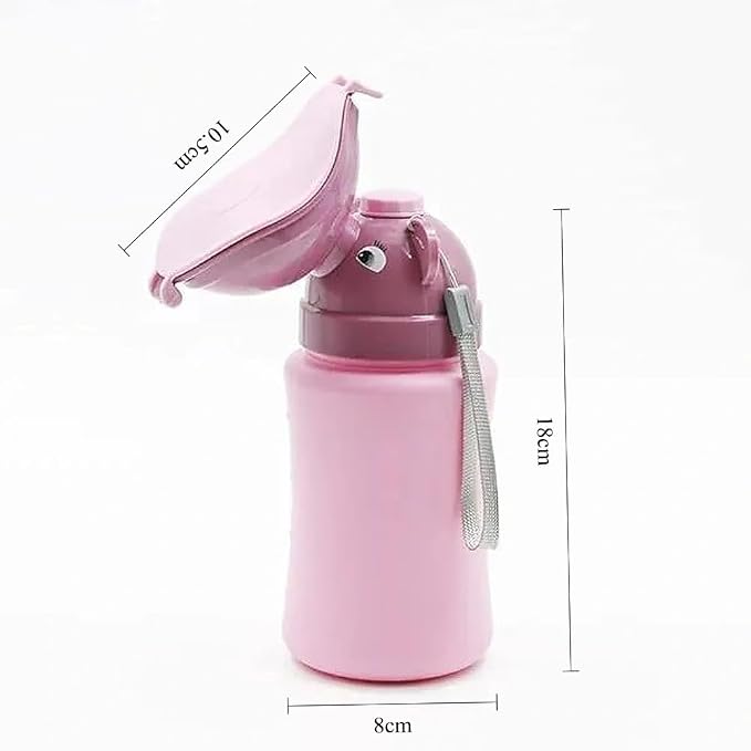 Portable Potty for Toddler Travel-Leak-Proof & Easy Clean Potty Seat for Car Road Trips, Camping, Park, Beach, Outdoor Adventures - Non-Slip Base, Compact Foldable Design for Boys Girls