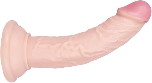 5.3 Inches Realistic Dildo, Sex Toys for G spot Stimulator & Anal Dildos Lifelike Fake Penis for Women/Men/Gay (Flesh)