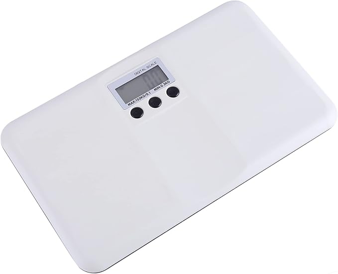 Digital Body Weight Bathroom Scale with Body Tape Measure and Round Corner Design, Large LCD Backlight Display, High Measurements
