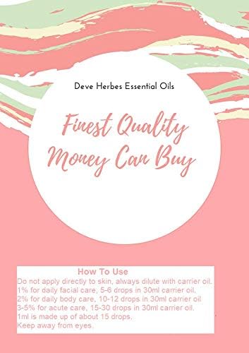 dève herbes Cassia Essential Oil (Cinnamomum Cassia) Pure | Non-Sticky | Non-Greasy | Lightweight | Men & Women | All Skin Types | Steam Distilled 300ml (10 oz)