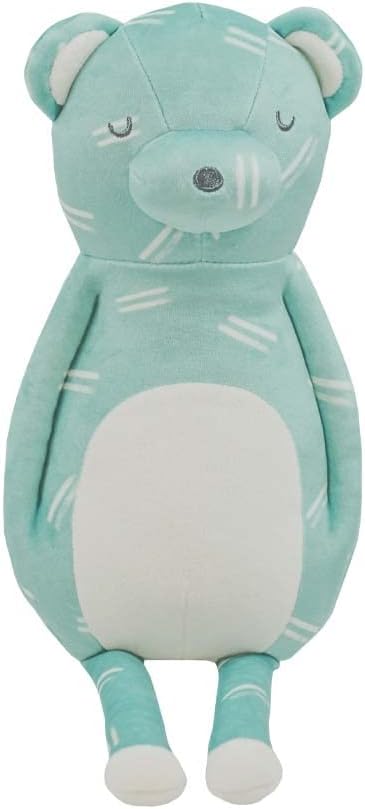 GooseWaddle Super Soft Printed Plush - Adorable Stuffed Animal for Kids, Baby Dolls, and Bear Lovers for Playtime and Cuddles (8" When Sitting) (Finn Bear)