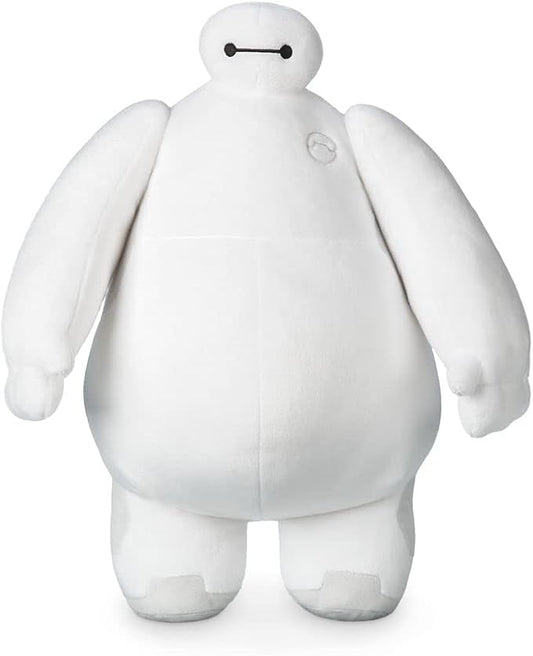 DISNEY STORE Official Baymax Medium Soft Toy for Kids, Cuddly Character with Fuzzy Texture and Embroidered Details, Disney Plushy Suitable for All Ages.
