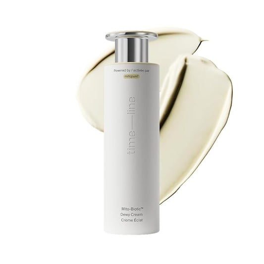 Timeline Mitopure™ - Dewy Cream Lightweight Moisturizer With Peptides to Hydrate, Plump & Protect Dry Skin - 1.7 Fl Oz