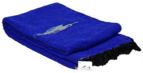 Open Road Goods Mexican Thunderbird Yoga Blanket, Handwoven Throw for Yoga, Meditation, and Home Décor – Versatile Blanket for Beach, Picnic, Camping, or Outdoor Use