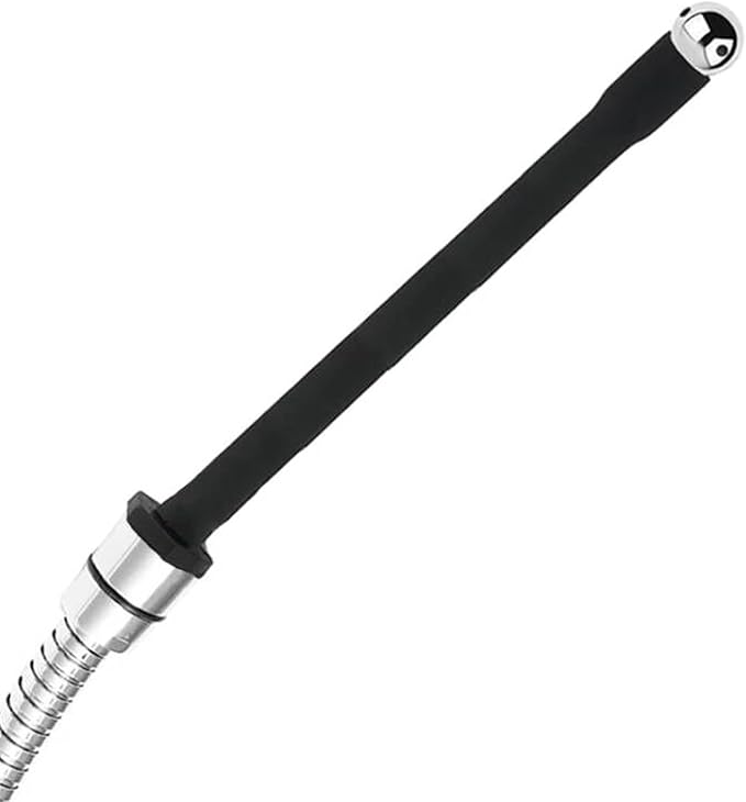 Silicone Nozzle Enema ASilicone Nozzle Enema Attachment Reusable Douche Black Hose Nozzle (59.05 in)