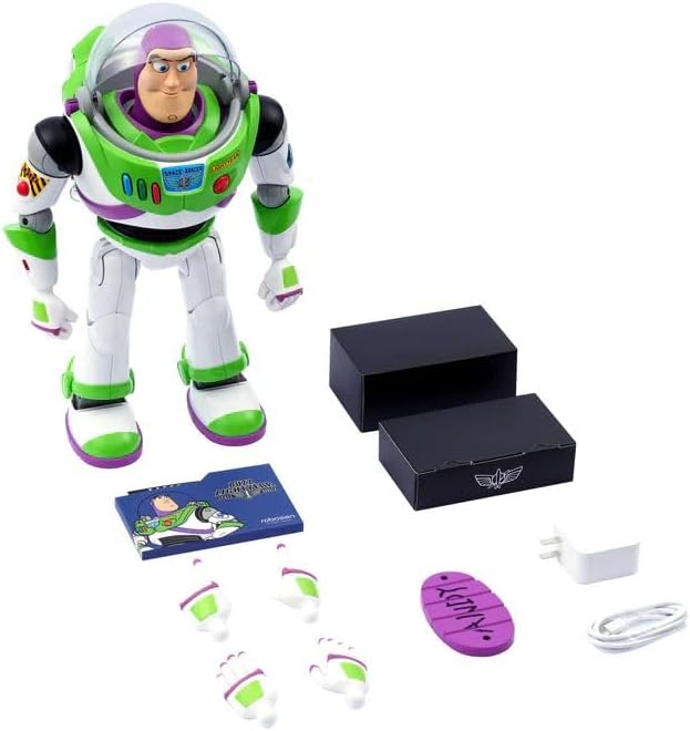 Robosen Toy Story Buzz Lightyear Robot, Design for Ages 15+ - 14.7 in (H) Buzz Lightyear Collectible