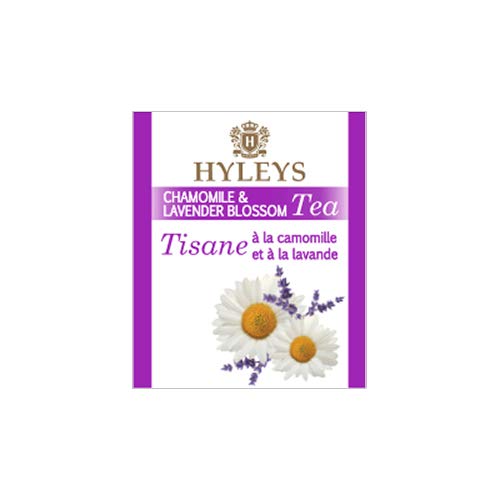 Hyleys Sleep Lavender Blossom Herbal Tea - Nighttime Relaxation Blend, 100% Natural, Caffeine-Free, Sugar-Free, Gluten-Free, Dairy-Free, GMO-Free, Decaf - 25 Tea Bags (12 Pack - 300 Tea Bags Total)