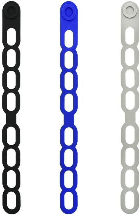 21.5in Reusable Silicone Latch Strap - Universal Slow Cooker Lid Holder & Strap for Transport, Heavy Duty Elastic Tie for Bento Box, Yoga Mat & Luggage, BPA-Free (Blue-1PCS)