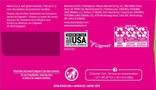 Playtex Sport Tampons, Super Plus Absorbency, Fragrance-Free | 360 Leak Defense | 36 Count, Pack of 12