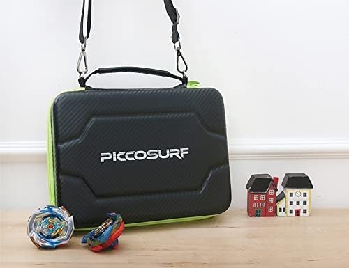 PICCOSURF Battling Tops Soft Carrying Cross Bag Case Storage Organizer with Shoulder Strap for Burst Spinning Tops Launcher Storage Box