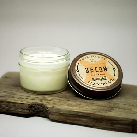 Bacon 4 Oz Scented Soy Aromatherapy Candle w/Jar