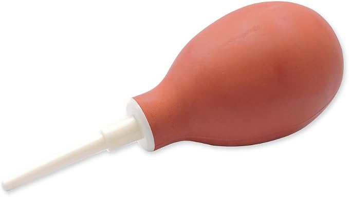 Rectal Enema Syringe for Gentle Cleansing | Enema Bulb Syringe RED