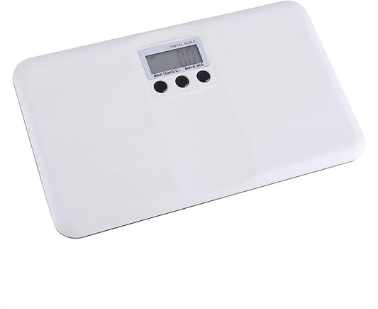 Digital Body Weight Bathroom Scale with Body Tape Measure and Round Corner Design, Large LCD Backlight Display, High Measurements