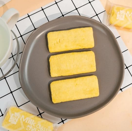Milk Rice Snack Variety Pack – 3 Flavors (Milk, Banana & Cheese), Non-Fried Crispy Korean Rice Snack, Individually Wrapped Kids School Snack, Melt-in-the-Mouth Rice Crackers