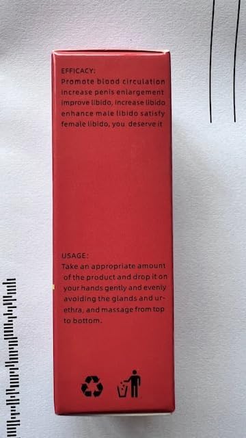 Enlargement Oil for Men's Massage Essential Oil for Male Enhancement