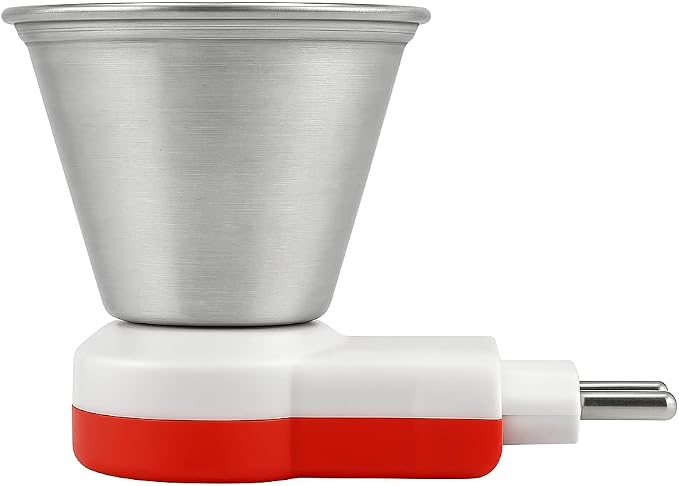 Electric Wooden Camphor Burner & Essential Oil Diffuser | Kapoor Dani for Pooja, Havan, Meditation | Fragrance Diffuser & Kappor Stand for Home & Office Use (Silver)
