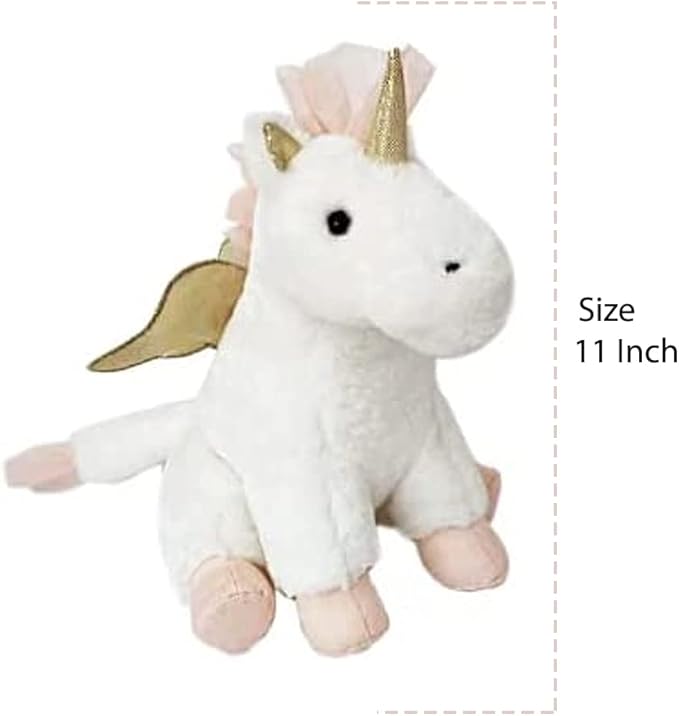 MON AMI Serenity The Unicorn Plush Toy | 11-Inch Soft White Stuffed Animal for Cuddling, Collecting & Gifting | Room Decor & Magical Companion | Adorable Huggable Plush for All Ages