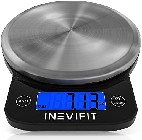 INEVIFIT Ultimate Wellness Bundle, Eros Smart Body Fat Scale, Kitchen Scale, Water Bottle & Resistance Band Set for Complete Health Tracking